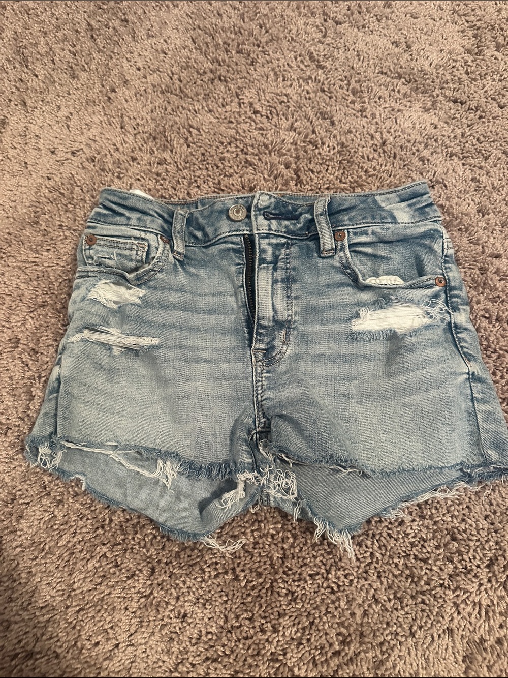 American Eagle denim shorts size 00 next level stretch